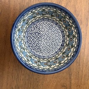 POLISH POTTERY 6” CEREAL BOWL